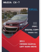 MAZDA CX-7 2011 OWNERS MANUAL